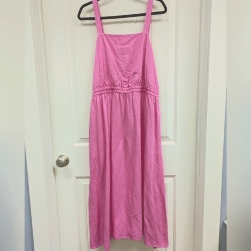 Nordstrom Signature Pink Maxi Sundress With Pockets